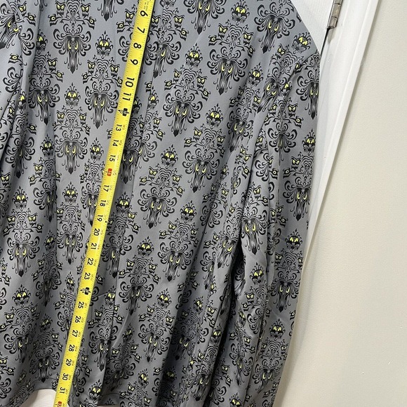 Haunted Mansion Wallpaper Pattern Suit Jacket Blazer Disney Parks XL - Picture 14 of 15